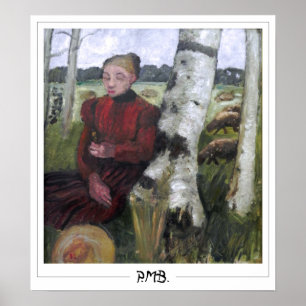 Paula Modersohn-Becker Zedign Poster de Arte #39