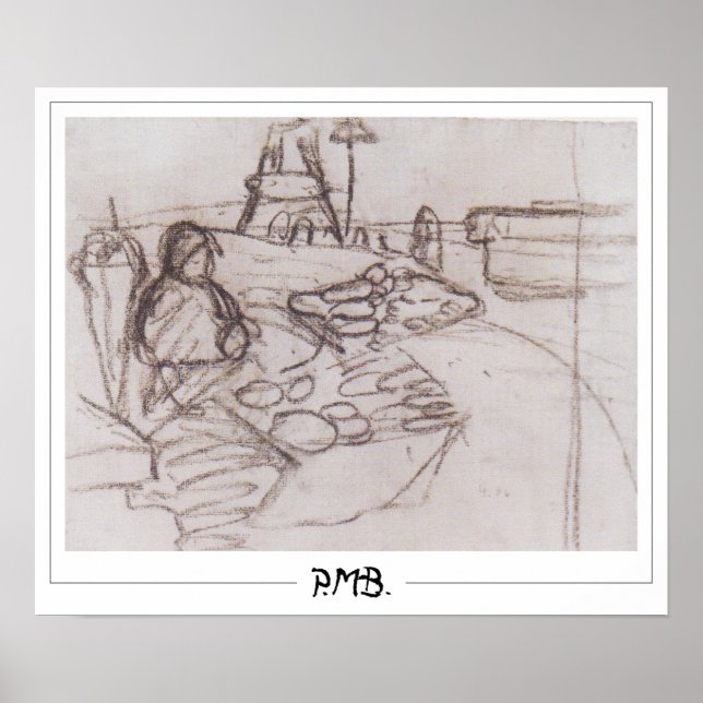 Paula Modersohn-Becker Zedign Poster de Arte #40 (Frente)