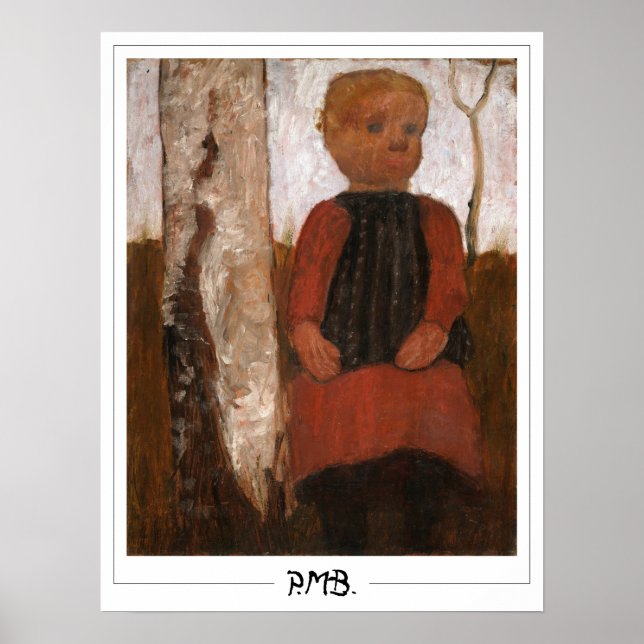 Paula Modersohn-Becker Zedign Poster de Arte #7 (Frente)