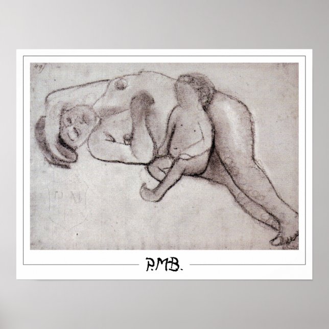 Paula Modersohn-Becker Zedign Poster de Arte #78 (Frente)