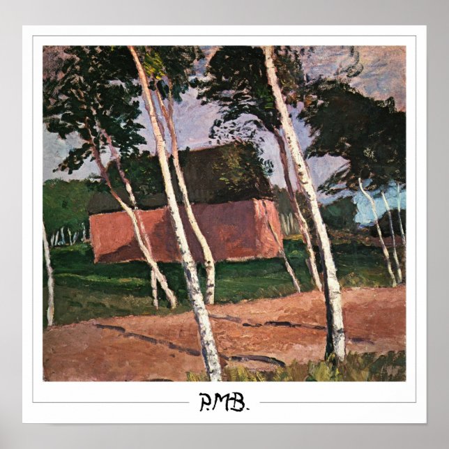 Paula Modersohn-Becker Zedign Poster de Arte #88 (Frente)