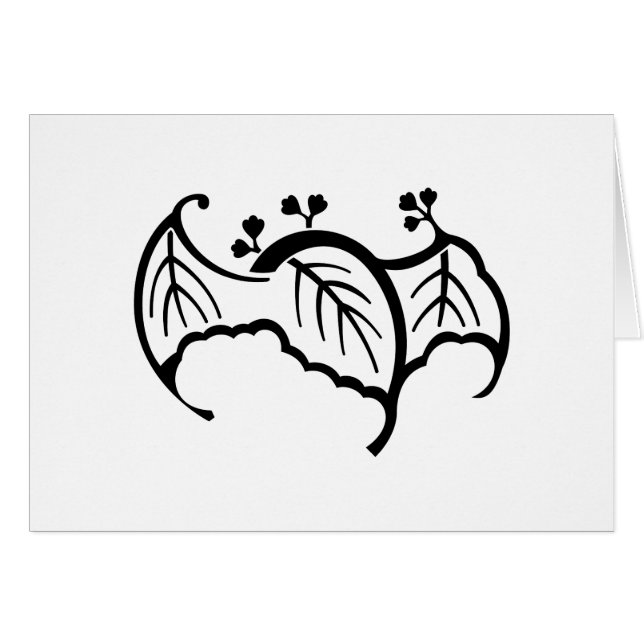 paulownia del murciélago (Anverso (Horizontal))