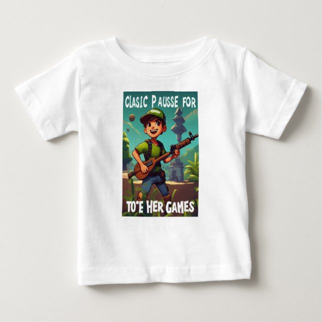 Pausar mi juego retro para estar aquí" Camiseta gr (Anverso)