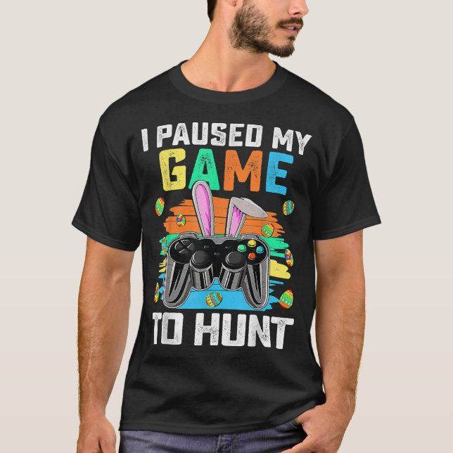 Pausé mi juego para buscar camisetas de Pascua a j (Anverso)