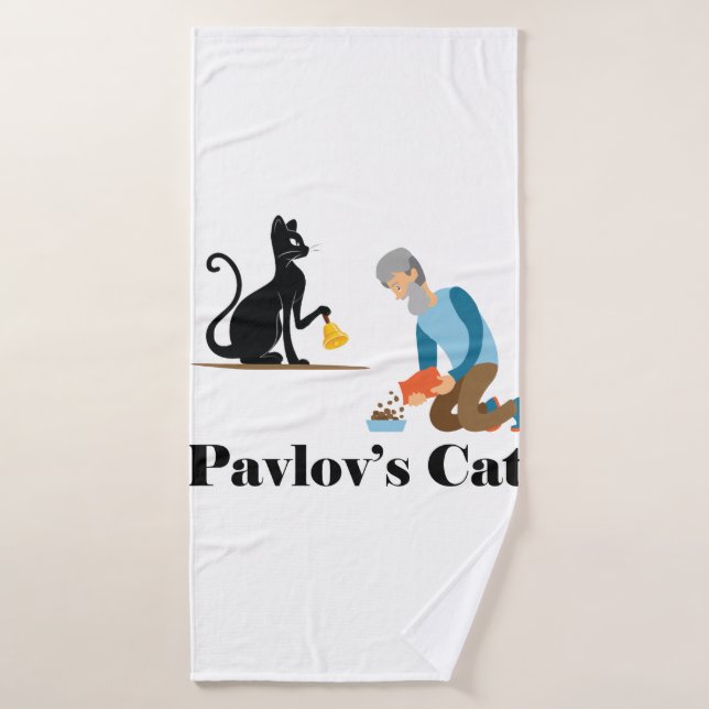 Pavlov y su curiosa psicología (Toalla de baño)