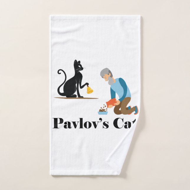 Pavlov y su curiosa psicología (Toalla de mano)