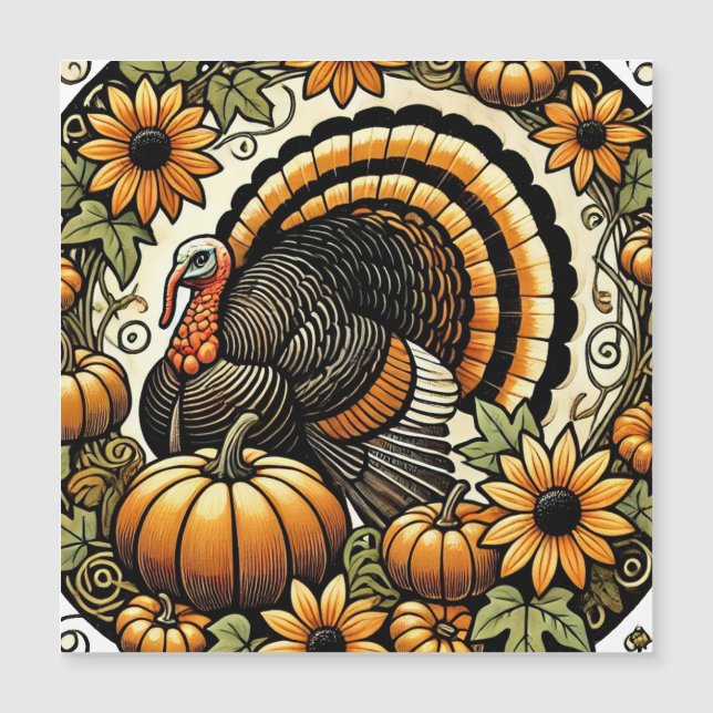 Pavo de Acción de Gracias (Anverso)