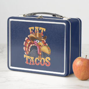 Pavo de Acción de Gracias Come Tacos  Mexicano Div