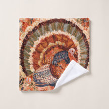 Pavo de Otoño Impresionista Rústico