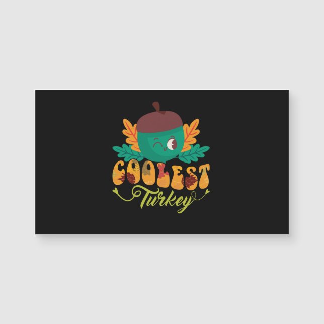 pavo más genial día de acción de gracias de otoño (Anverso)