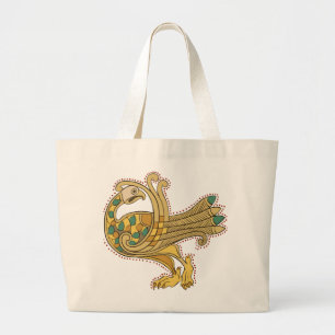 Pavo real de oro medieval céltico, la bolsa de