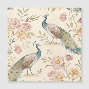 Pavo Real Floral Vintage Elegante (10)