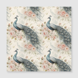 Pavo Real Floral Vintage Elegante (2)
