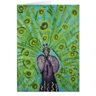 Pavo real púrpura por el brezo S.