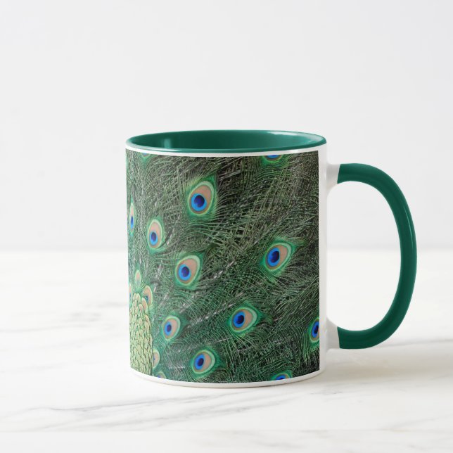Pavo real, taza (Derecha)
