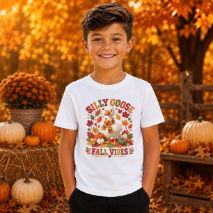 Pavo Tonto Camisetas Niños Vibraciones Otoño