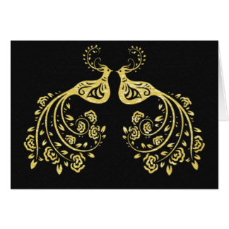 Pavos reales en amor