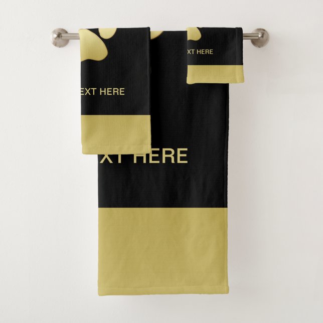 Paw dorada de perro brillante sobre fondo negro (In situ)