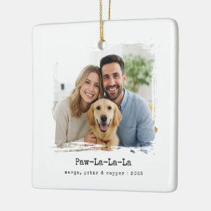 Paw-La-La-La-La - Ornamento de fotografía Mascota