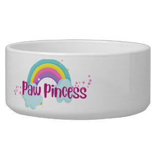 Paw Princess - bol personalizado para perros y gat