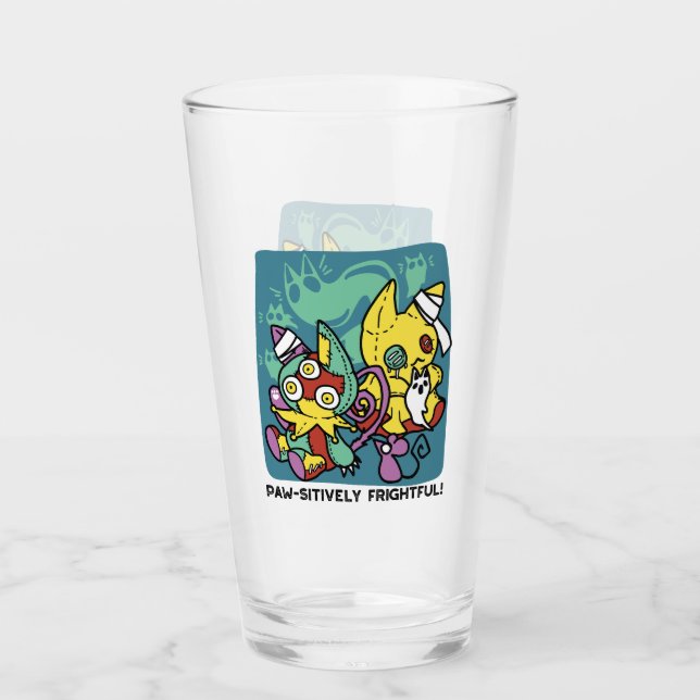Paw-sitively Frightful | Monstrous Cats Halloween  (Anverso)