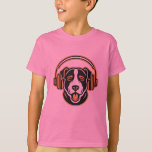 Paws & Beats: Camiseta para amantes de perros y mú