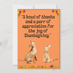 Paws y gracias: Tarjetas de Acción de Gracias