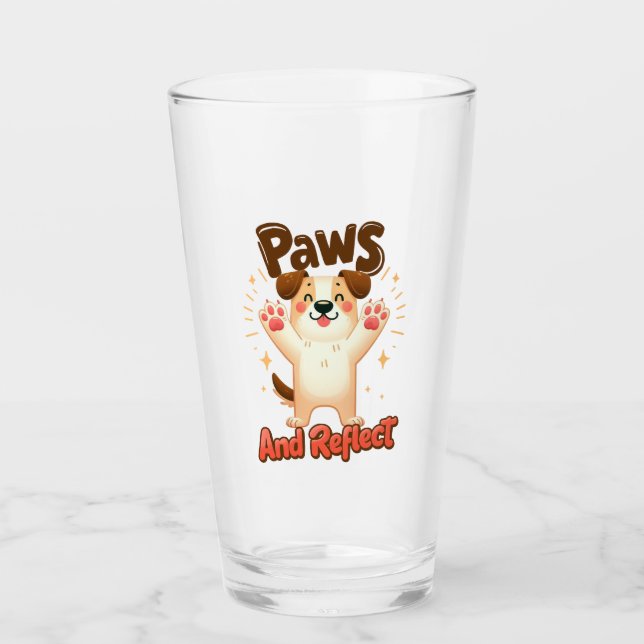Paws Y Refleja Perro Cuto (Anverso)