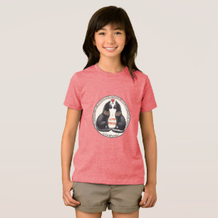 Pawsitive in Love: Adorable Cat Pareja camisetas