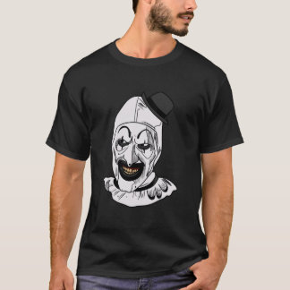 Payaso aterrador con camiseta clásica