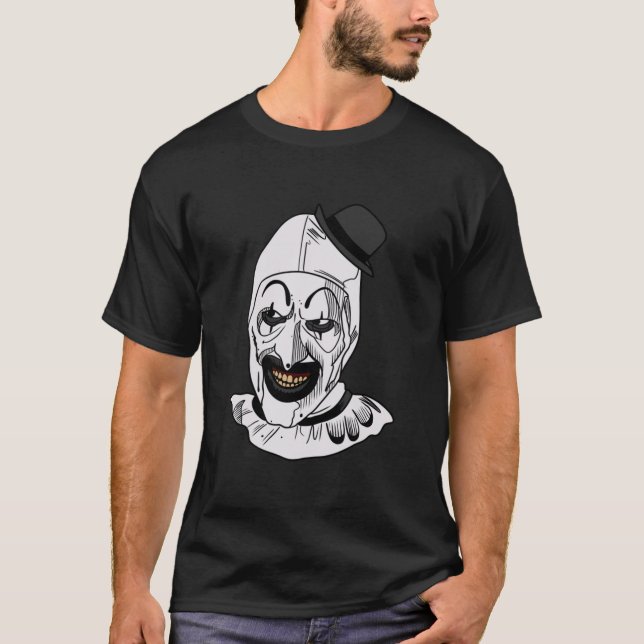 Payaso aterrador con camiseta clásica (Anverso)
