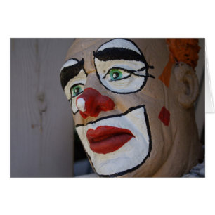 Payaso con aspecto triste