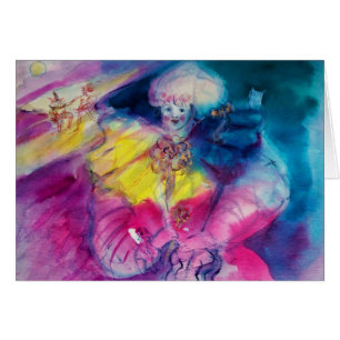 PAYASO CON BÚHO Y VIOLÍN