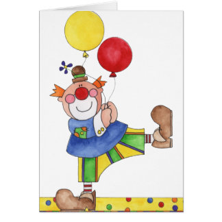 Payaso con los globos