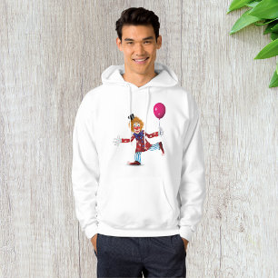 Payaso Con Un Globo Sudadera Con Capucha Para Homb