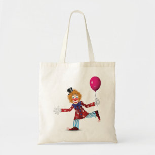 Payaso Con Una Bolsa De Toque De Globo