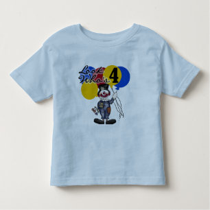 Payaso de Circo 4 camisetas de cumpleaños y regalo