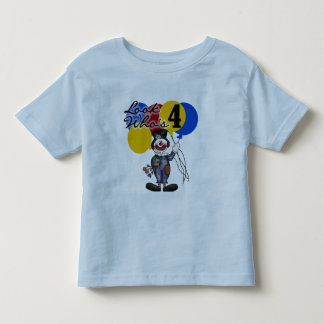 Payaso de Circo 4 camisetas de cumpleaños y regalo