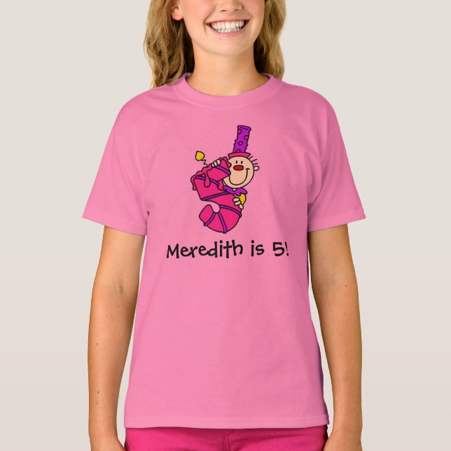 Payaso de Velas Azules personalizado camiseta de q (Anverso)