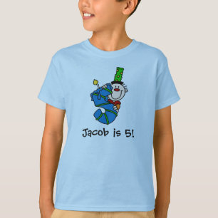 Payaso de Velas Azules personalizado camiseta de q