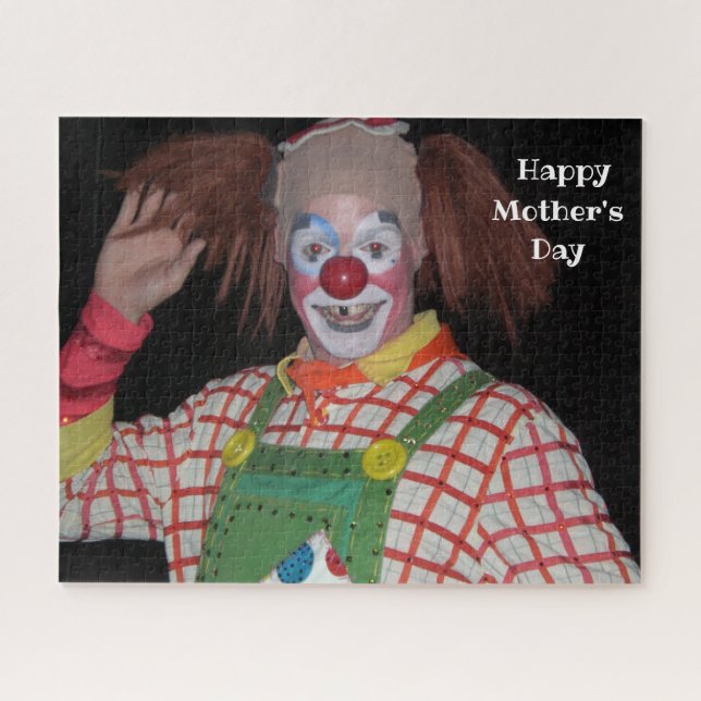 PAYASO FELIZ DÍA DE LA MADRE ROMPECABEZAS (Horizontal)