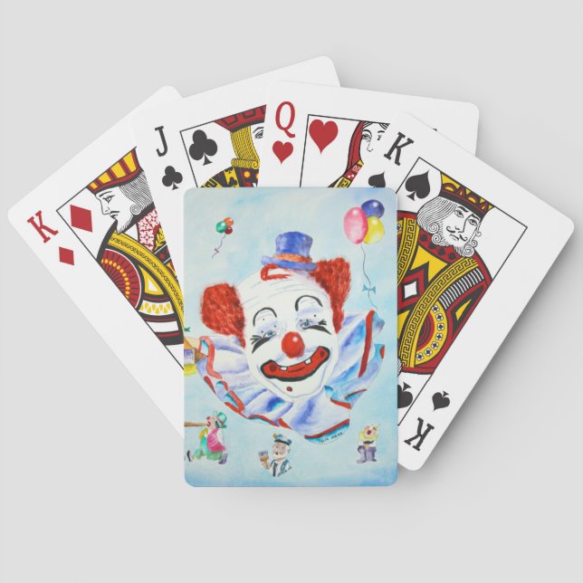 Payaso jugando cartas (Reverso)