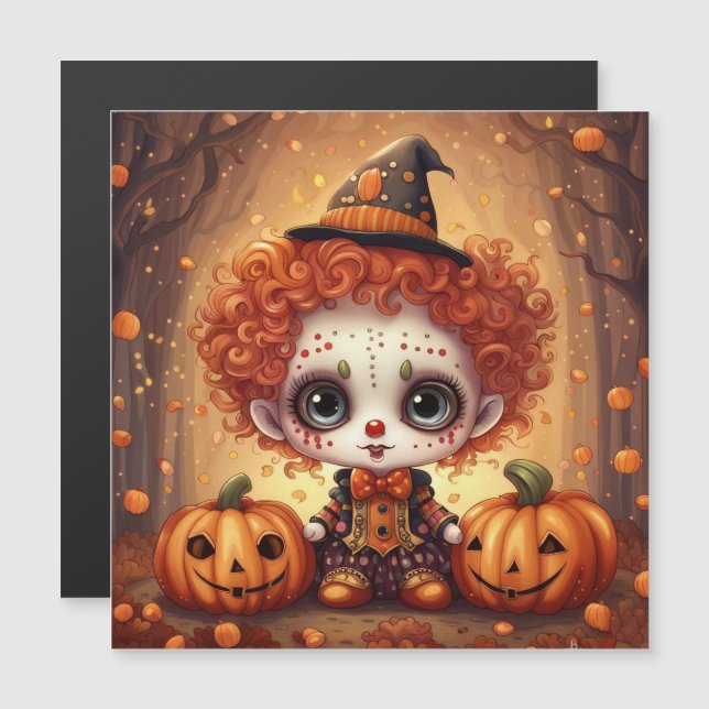 Payaso Pequeño de Halloween 1 (Anverso/Reverso)