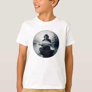 Payaso pescador pesca graciosa camiseta de Hallowe