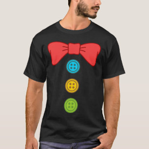 Payaso traje de payasos Bow Tie Funny Camiseta Hal