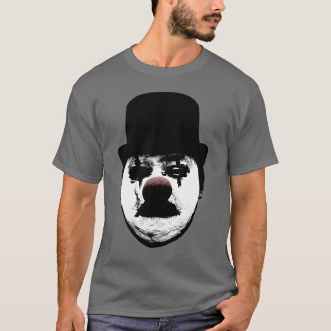 Payaso triste - camiseta gris (Anverso)