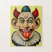 Payaso Vintage espeluznante 1 rompecabezas