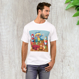 Payaso Y Juguetes Montan Camiseta