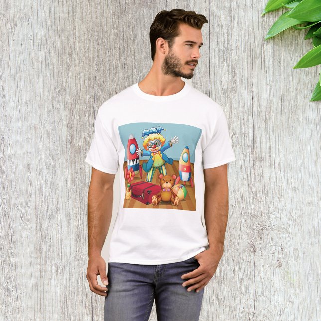 Payaso Y Juguetes Montan Camiseta (Subido por el creador)