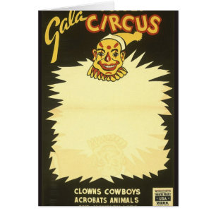 Payasos de circo de la marioneta de la gala